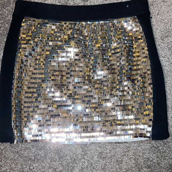 Bebe “additions” square  silver palette shirt - Picture 1 of 5